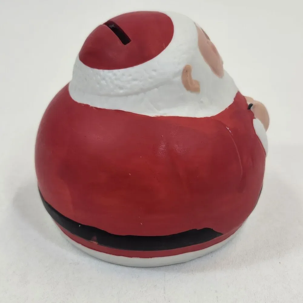 Silvestri Santa Claus Bank Christmas Ceramic Chicago Holiday Porcelain